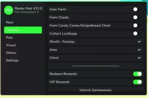 Pet Simulator X [Auto Farm, Auto Open Egg, Unlock Gamepasses] Scripts