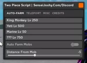 Two Piece [Auto Farm - Auto Stats & More!] Scripts