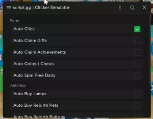 Clicker Simulator [Auto Shiny] Scripts