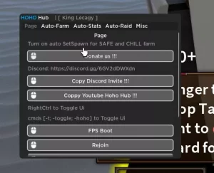 King Legacy Script Gui, King legacy script auto raid