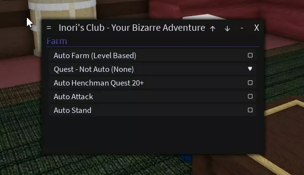 Your bizarre adventure script – (Autofarm, AutoAttack & more)