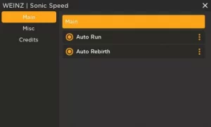 Sonic Speed Simulator script - (AutoStep, AutoRebirth, AutoCollect) -  Roblox-Scripter