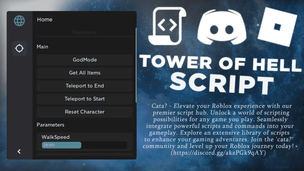 Tower of Hell script – (God, Get all items & more)