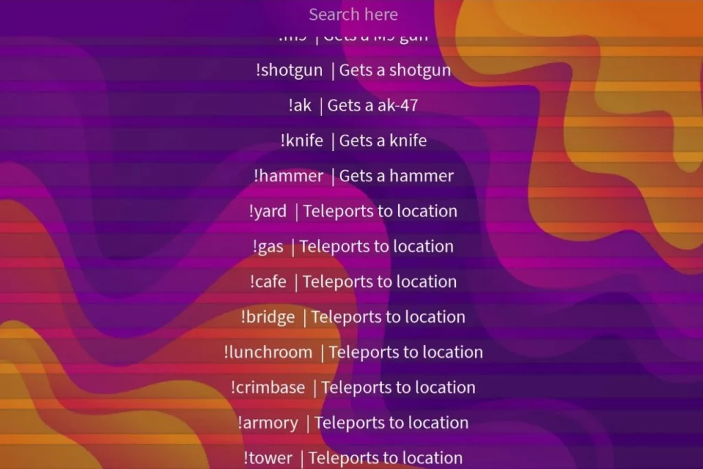 Prison Life script – (Admin Commands)