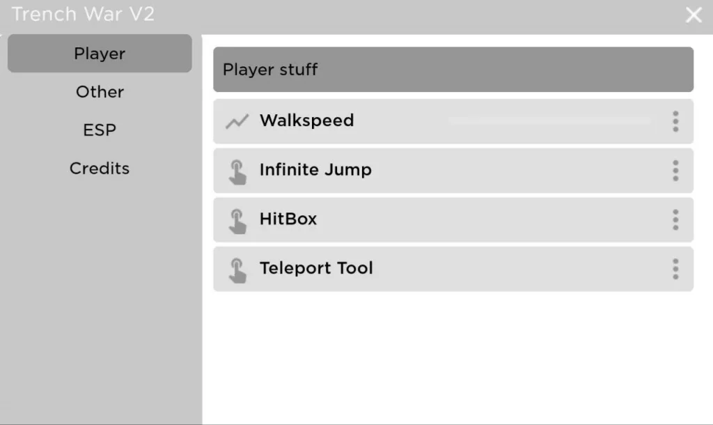 Trench War Script – (Hitbox extender, ESP)