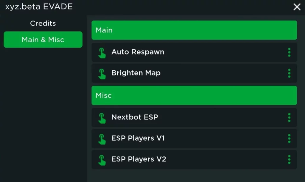 Evade script – (AutoRespawn, Nextbot ESP)