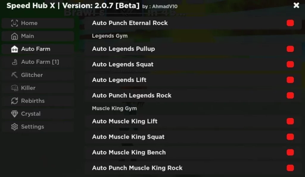 Muscle Legends script – (Speed Hub X)