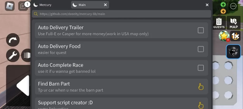 Drive World Script – (AutoDilevery & more)