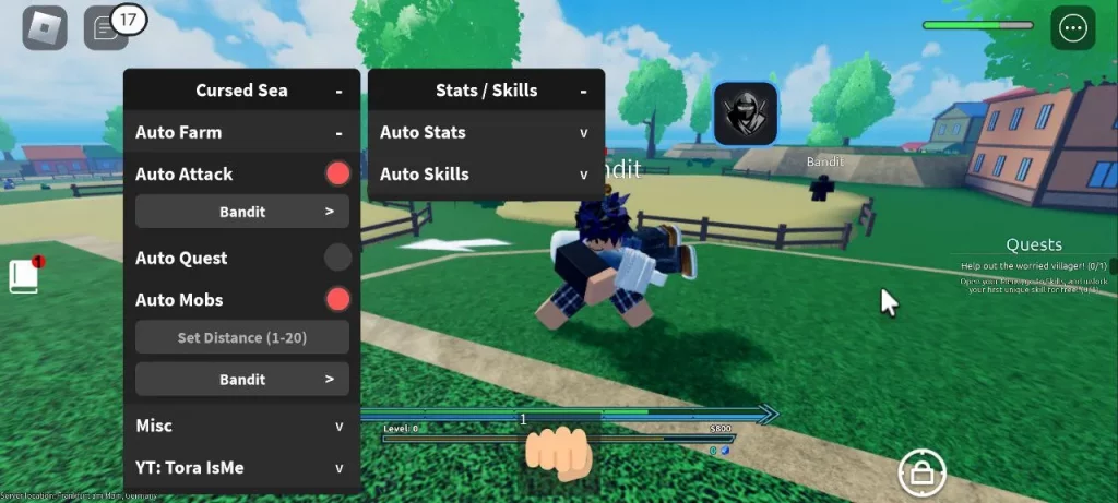 Cursed Sea script – (Autofarm, AutoAttack)