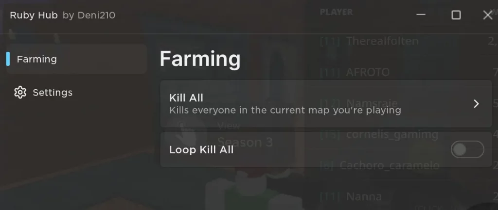 Murderers VS Sheriffs Duels script – (Kill All, Loop Kill)