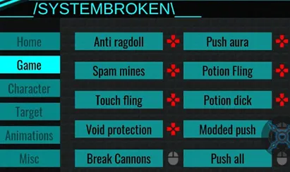 Ragdoll Engine script - (Anti Ragdoll, Push Aura) - Roblox-Scripter