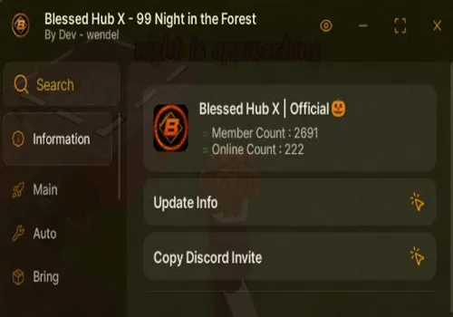 99 Nights in the Forest script – (Blessed Hub X)