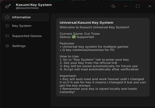 Cut Trees script – (Kasimi Hub)