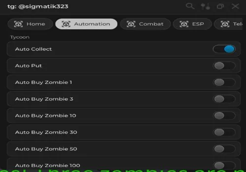Zombie Merge Tycoon script – (Auto Collect)
