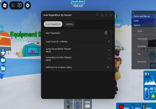 Expedition Antarctica script – (Auto Expidition)