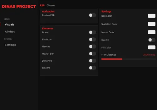Flick script – (ESP, Aimbot)
