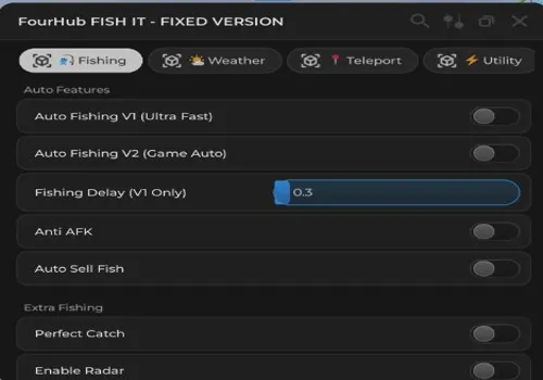 Fish it script – (Four Hub)