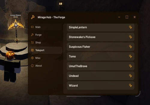 The Forge script – (Auto Farm, Auto Sell)