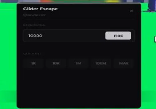 +1 Speed Glider Escape script – (INF Speed/XP)