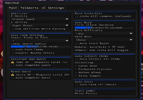 KAIZEN script: Auto Raid, Auto Quests