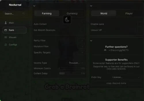 Survive Lava for Brainrots script: Auto Collect money