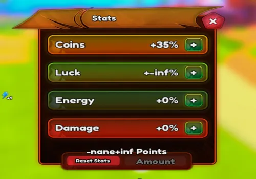 Anime Clash script: INF Stats