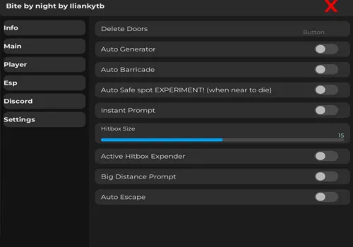 Bite by Night script: Auto Repair Generator, ESP
