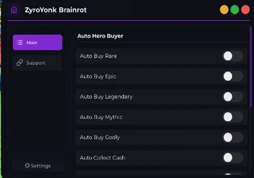 Brainrot Heroes script: Auto Buy Heroes, Auto Collect Cash