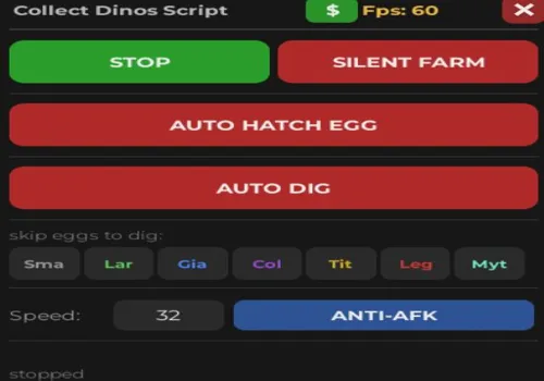 Collect Dinos script: Auto Collect money, Auto Digging