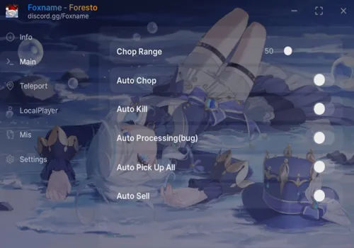Foresto Hunting Game script: Kill Aura, Chop Tree
