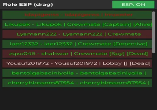 Imposters Roles script: ESP