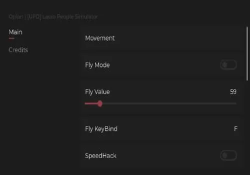 Lasso People Simulator script: Fly, Teleports