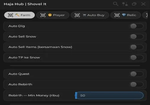Shovel It script: Auto Dig, Auto Buy, Auto Quests