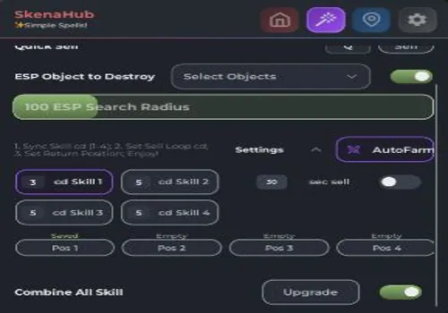 Simple Spells script: Walkspeed modifier, NoClip