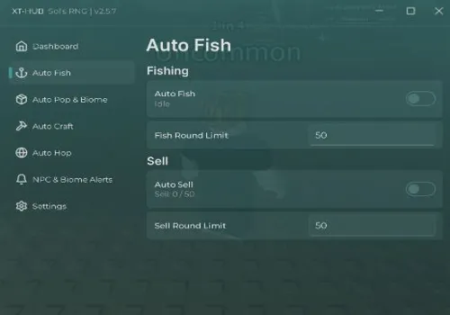 Sols RNG script: Auto Fish, Auto Sell