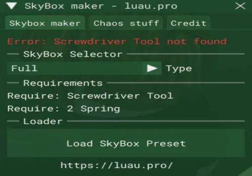 Build a Boat for Treasure script: SKYBOX FE Builder