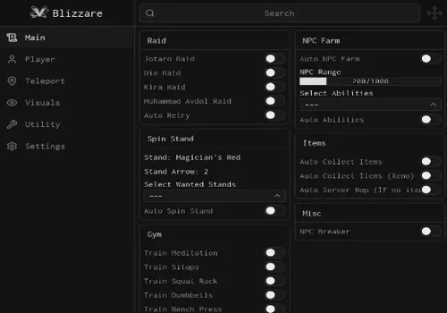 Bizarre Lineage script: DZ Hub [NO KEY]