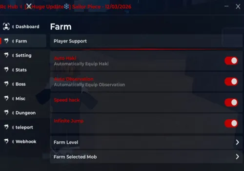 [NO KEY] Sailor Piece script: Autofarm mobs, Auto Use Haki