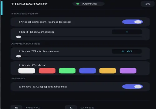8 Ball Pool Classic script: Shot Prediction