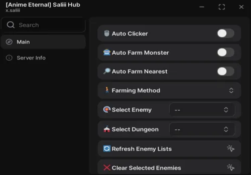 Anime Eternal script: Auto Clicker