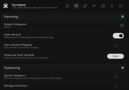 Blox Fruits script: Xynapse Hub