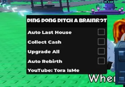 Ding Dong Ditch a Brainrot script: Collect Catch