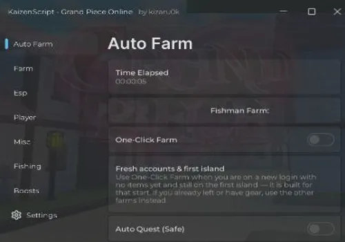 Grand Piece Online script: Autofarm fishman and more