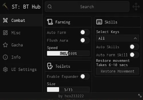 ST Blockade Battlefront script: Autofarm, Flush Aura
