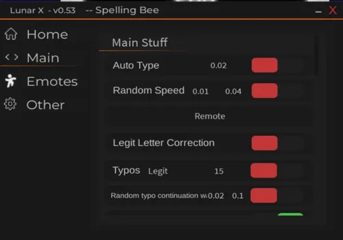 Spelling Bee script: Auto Type and more