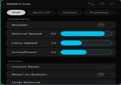 Steal a Brainrot script: Raiden LUA