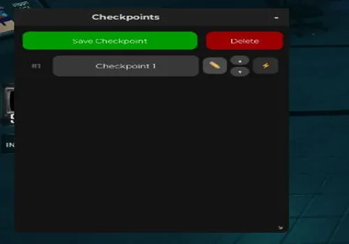 Save & TP to checkpoints script in Roblox