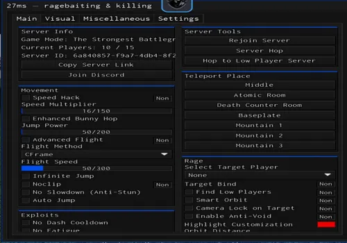 The Strongest Battlegrounds script: [27MS Hub]