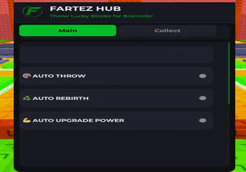 Throw Lucky Blocks for Brainrots script: Auto Throw