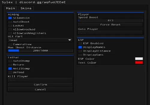 Da Hood script: Sylex Hub